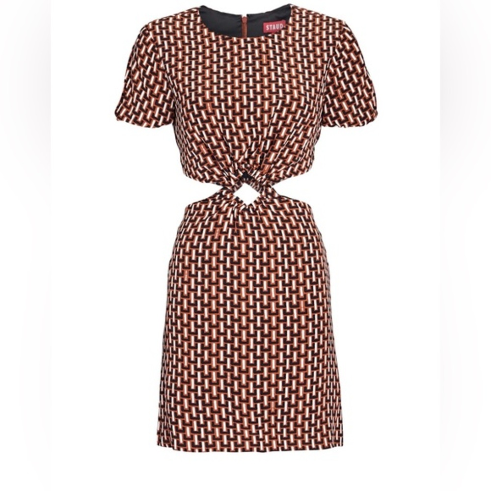 NWT Staud Cut Out Mini Dress